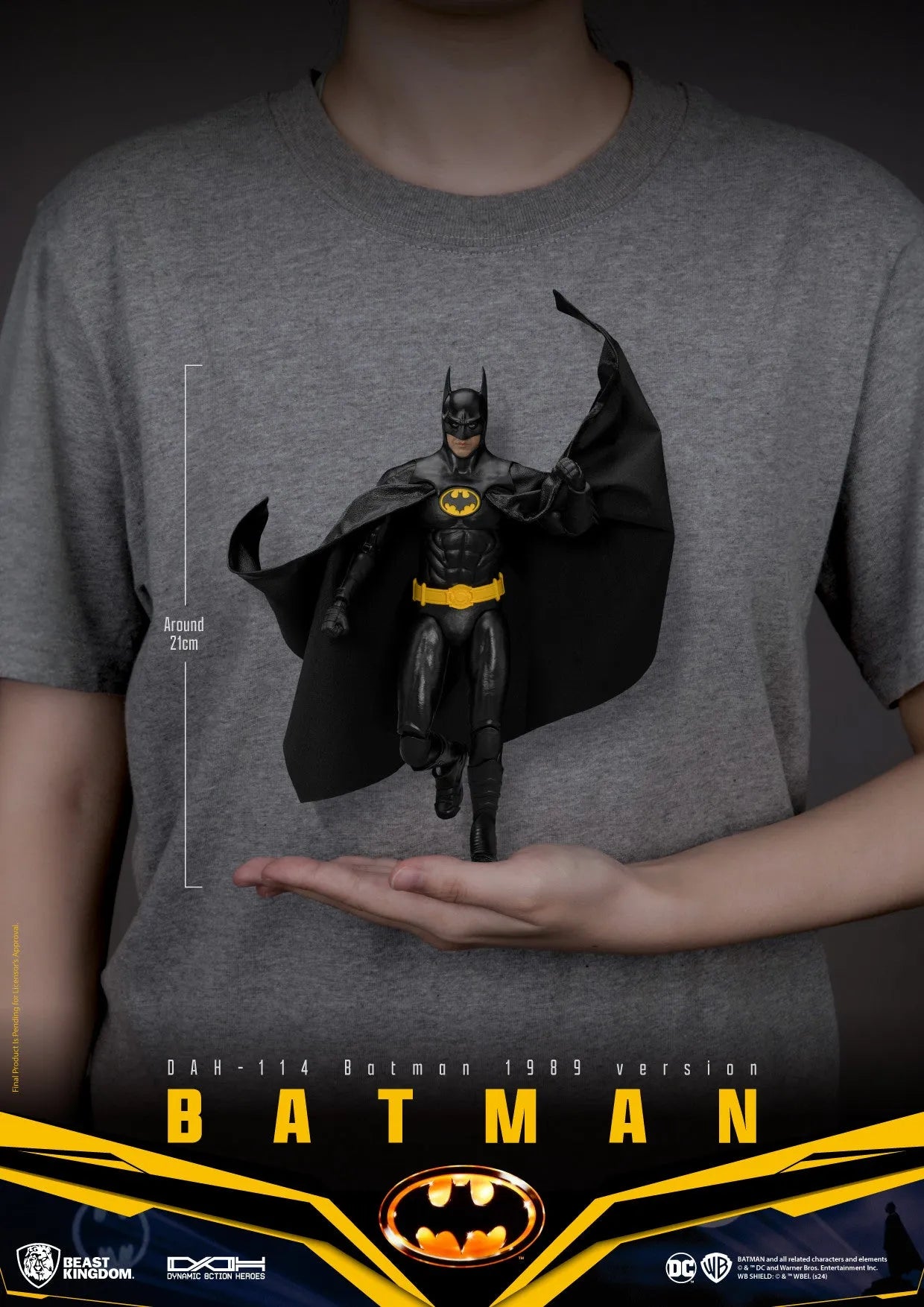 Héroes de acción dinámica del Reino de las Bestias Batman (versión de Batman de 1989)
