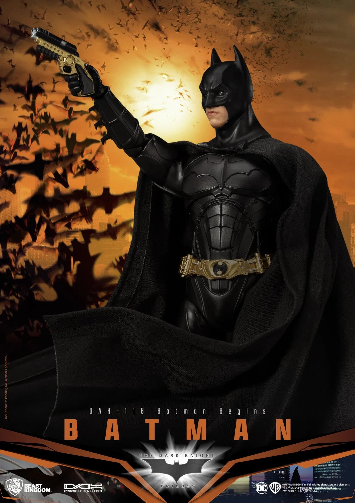 Héroes de acción dinámica del Reino de las Bestias Batman (versión Batman Begins)