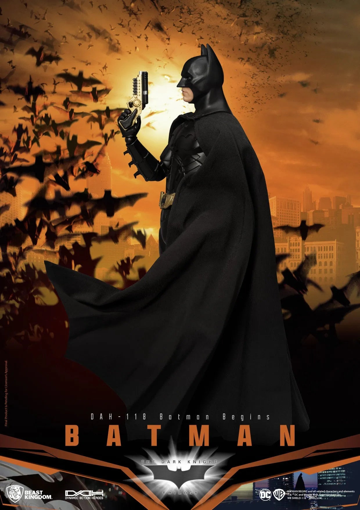 Héroes de acción dinámica del Reino de las Bestias Batman (versión Batman Begins)
