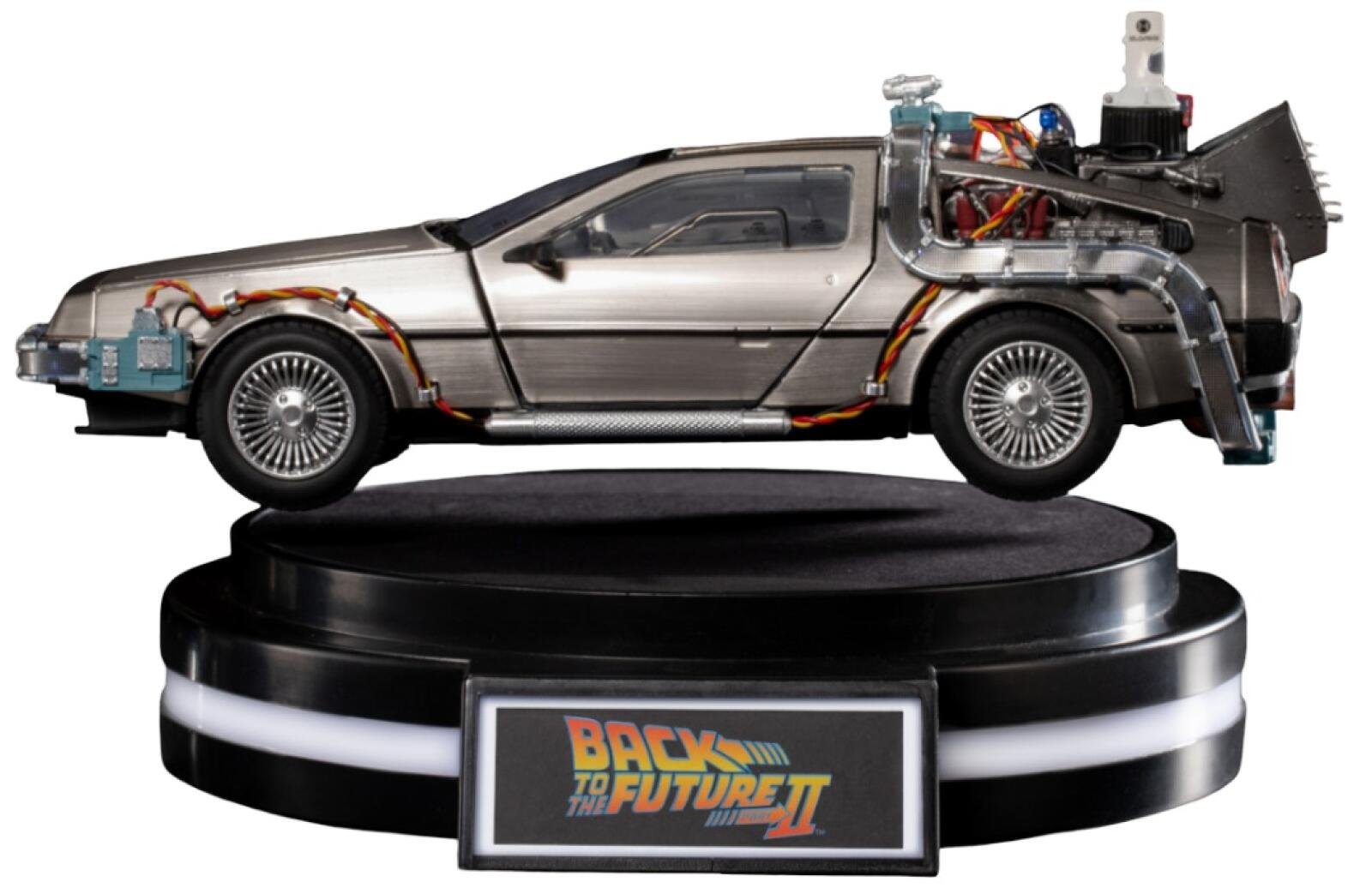 Beast Kingdom Egg Attack Floating Back to the Future II Delorean Floating