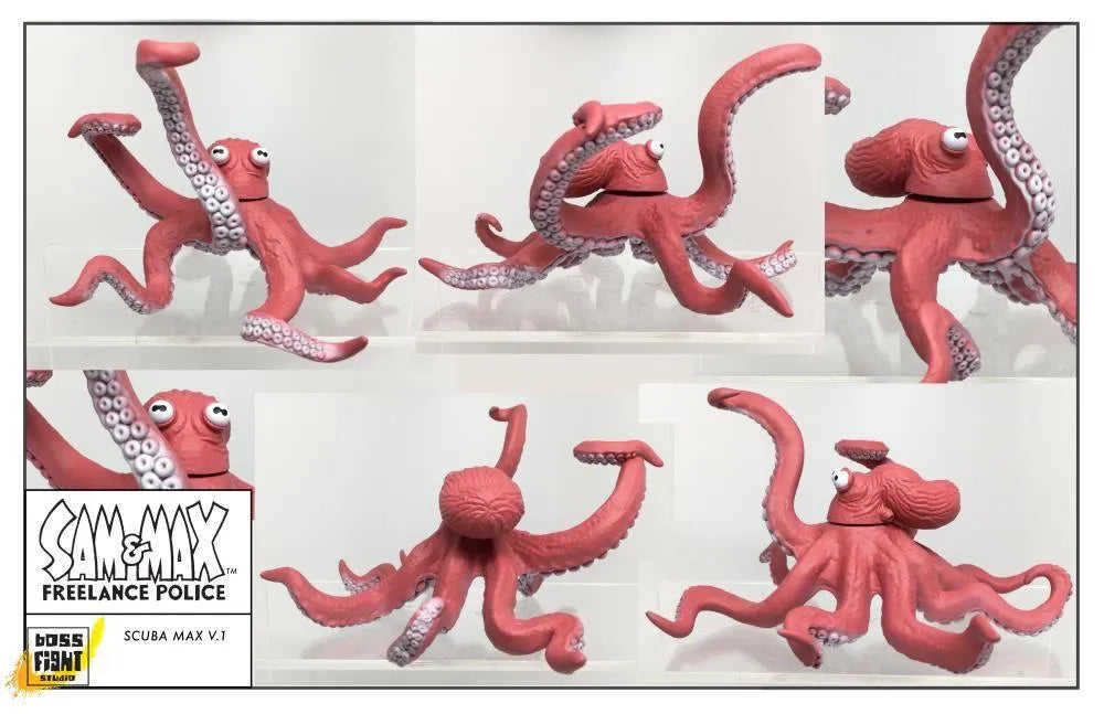 BFSSM004 Sam and Max - Max Scuba H.A.C.K.S. Action Figure - Boss Fight Studios - Titan Pop Culture