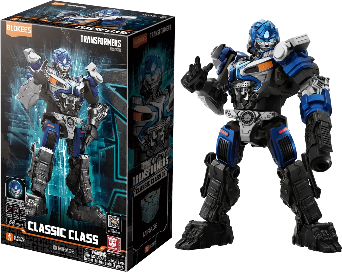 Blokees Transformers Class 06 Mirage Model Kit - MCFLY COLECIONÁVEIS