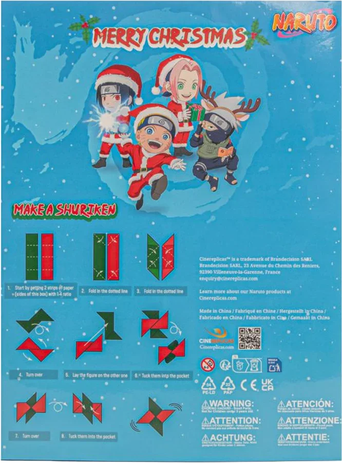 Naruto - Calendario de Adviento 2025