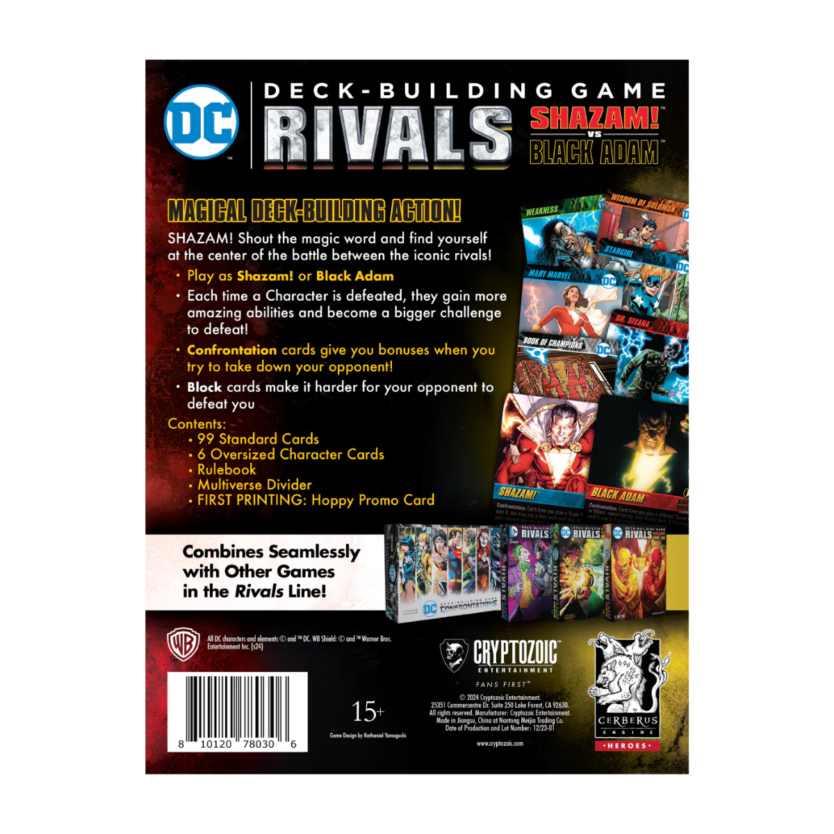 DC - Shazam vs Black Adam Deck-Building Game
