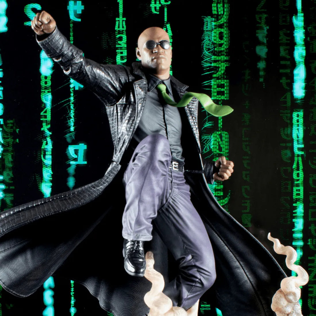 DSTOCT232323 The Matrix - Morpheus Deluxe Gallery PVC Statue - Diamond Select Toys - Titan Pop Culture