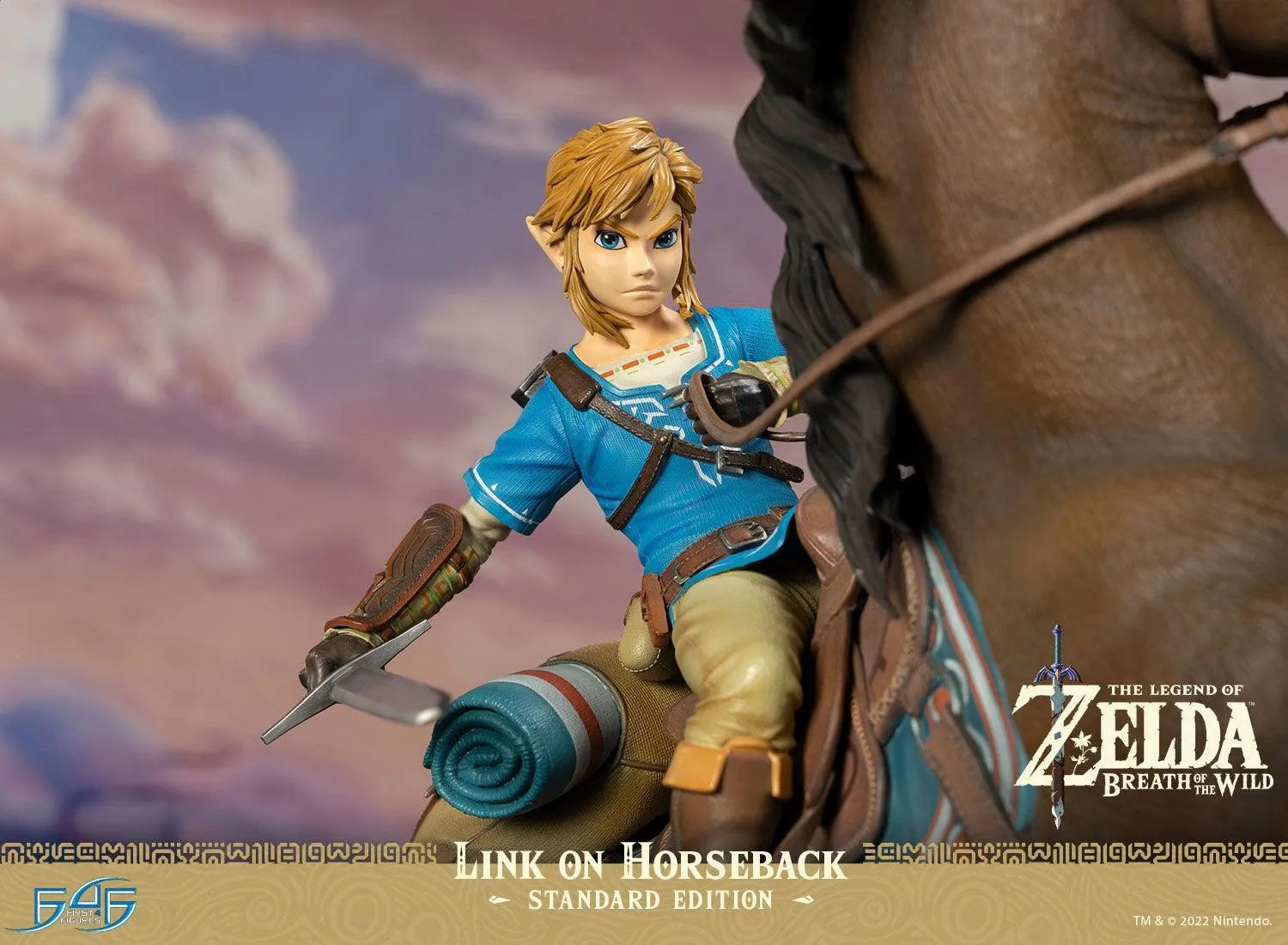 F4FBOTWLHST The Legend of Zelda: Breath of the Wild – Link on Horseback (Standard Edition) - First 4 Figures - Titan Pop Culture