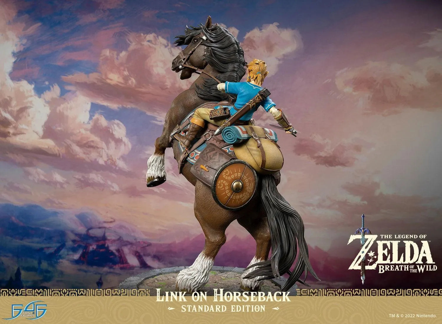 F4FBOTWLHST The Legend of Zelda: Breath of the Wild – Link on Horseback (Standard Edition) - First 4 Figures - Titan Pop Culture