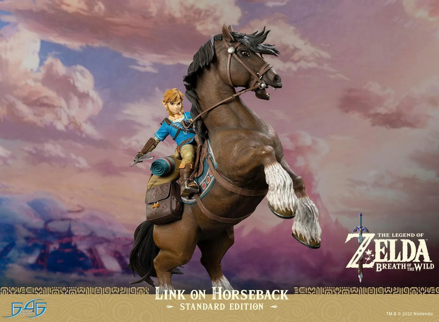 F4FBOTWLHST The Legend of Zelda: Breath of the Wild – Link on Horseback (Standard Edition) - First 4 Figures - Titan Pop Culture
