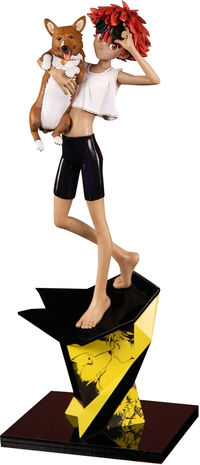 Cowboy Bebop - Estatua de Ed y Ein a escala 1:8