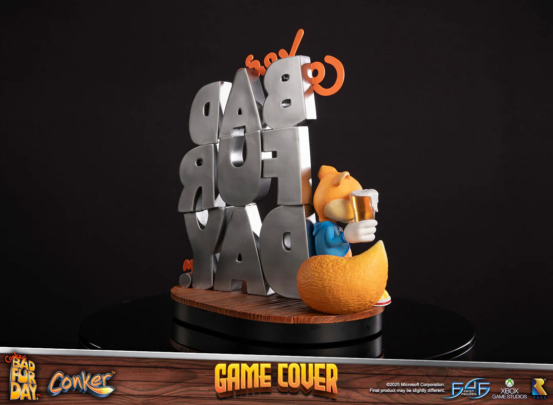 《松鼠大作战:坏毛皮的一天》——游戏封面树脂雕像