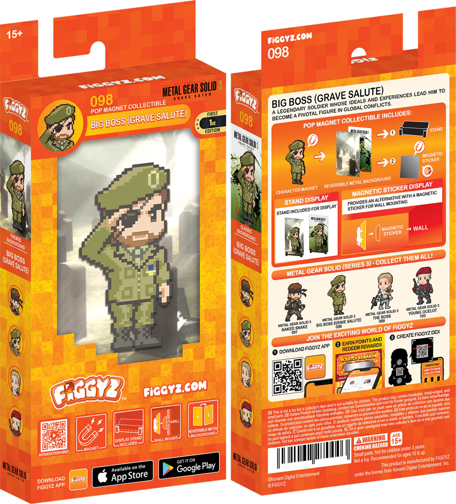 Metal Gear Solid 3 - Big Boss Requiem 4.3" FiGGYZ
