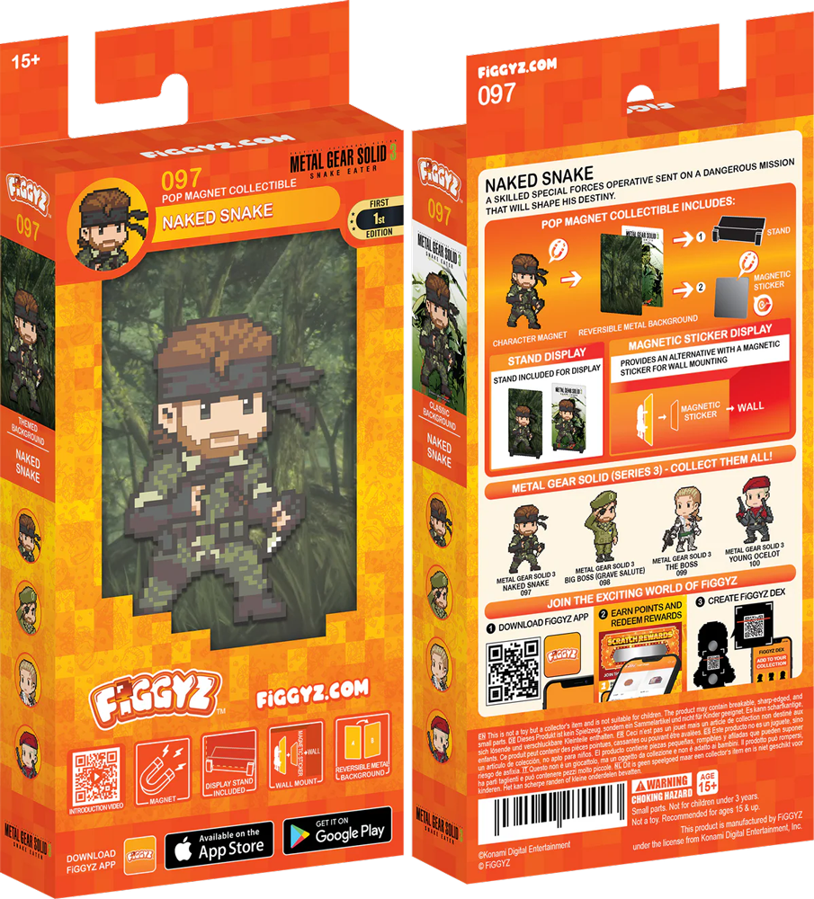 Metal Gear Solid 3 - Naked Snake 4.3" FiGGYZ