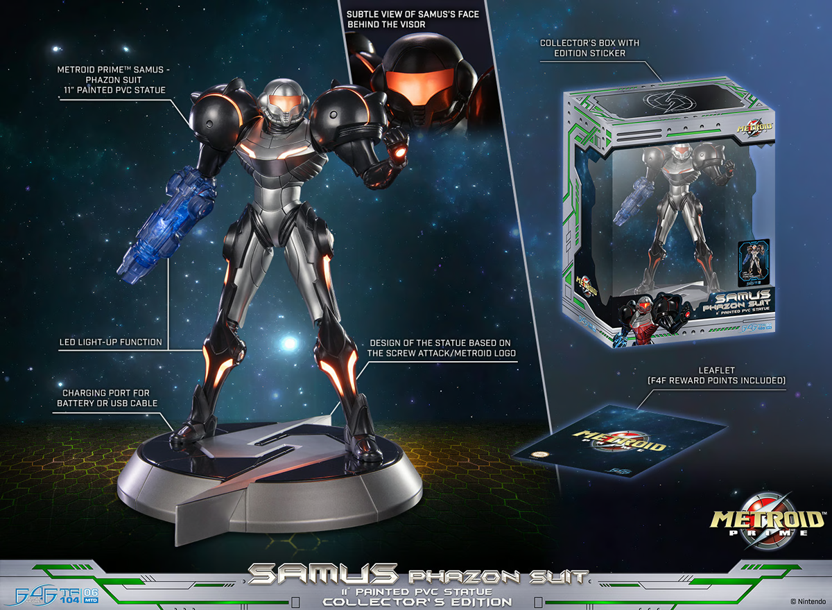 Metroid Prime - Samus Phazon Suit PVC Statue (Collector's Edition)