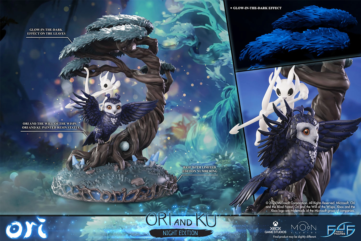 Ori & The Will of the Wisps - Ori & Ku (Night Version) Statue