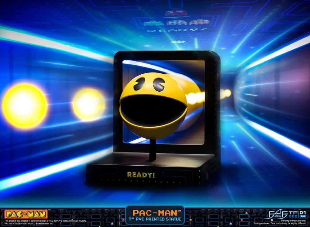 F4FPACVST Pac-Man - Pac-Man 7" PVC Statue - First 4 Figures - Titan Pop Culture