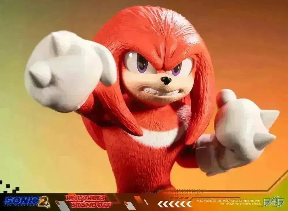 F4FS2MKNST Sonic The Hedgehog 2 - Knuckles Standoff Statue - First 4 Figures - Titan Pop Culture