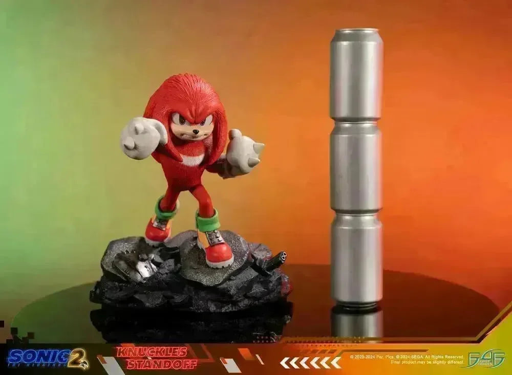 F4FS2MKNST Sonic The Hedgehog 2 - Knuckles Standoff Statue - First 4 Figures - Titan Pop Culture