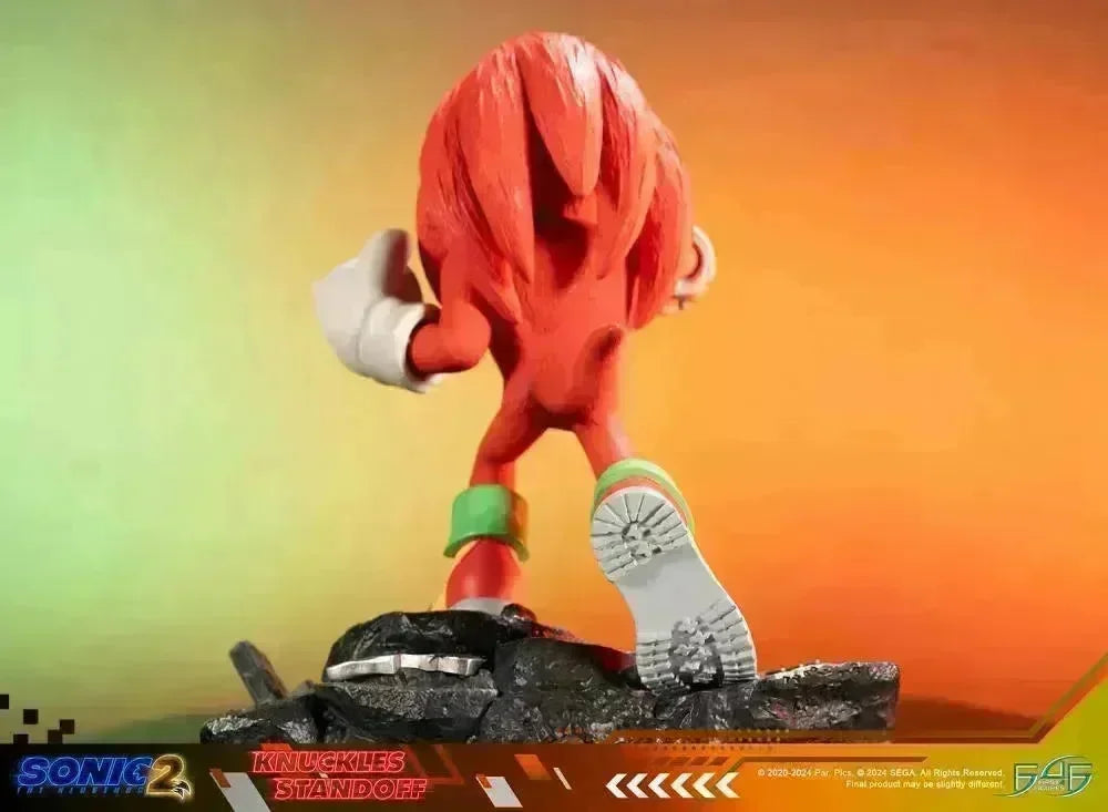 F4FS2MKNST Sonic The Hedgehog 2 - Knuckles Standoff Statue - First 4 Figures - Titan Pop Culture
