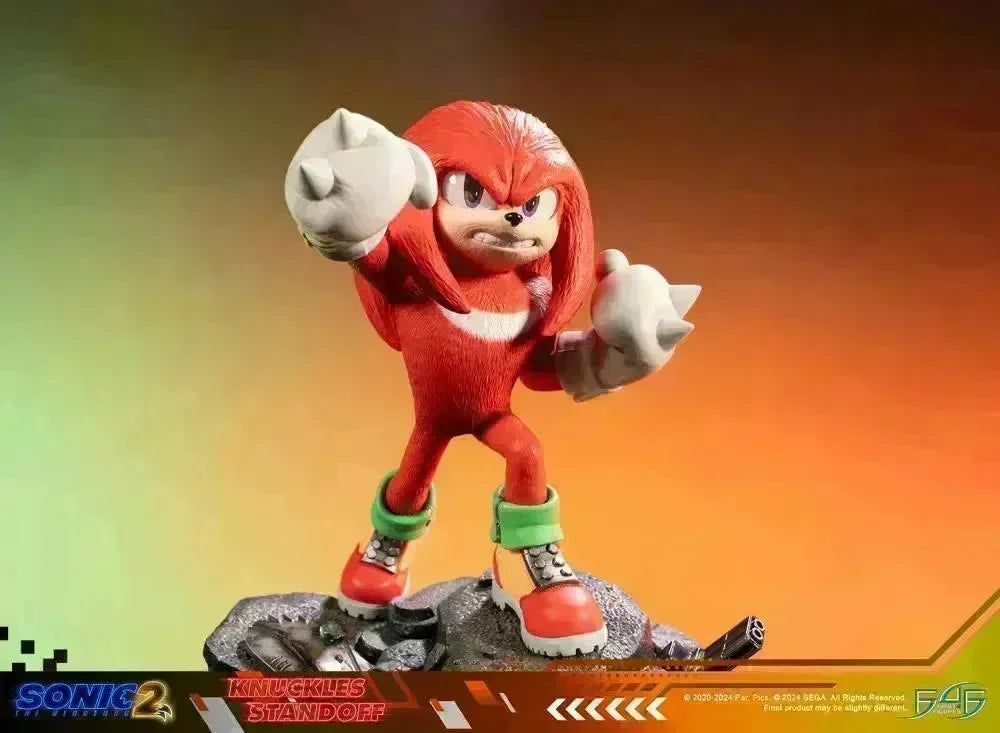 F4FS2MKNST Sonic The Hedgehog 2 - Knuckles Standoff Statue - First 4 Figures - Titan Pop Culture