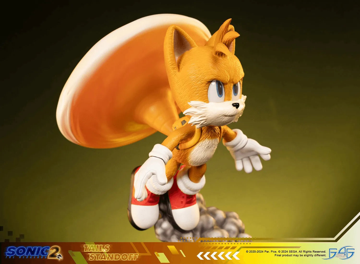F4FS2MTAST Sonic 2 - Tails Standoff Statue - First 4 Figures - Titan Pop Culture