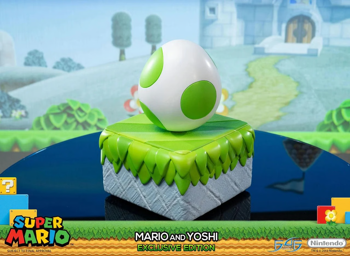 Super Mario - Mario y Yoshi (Edición Exclusiva) Estatua de 19"