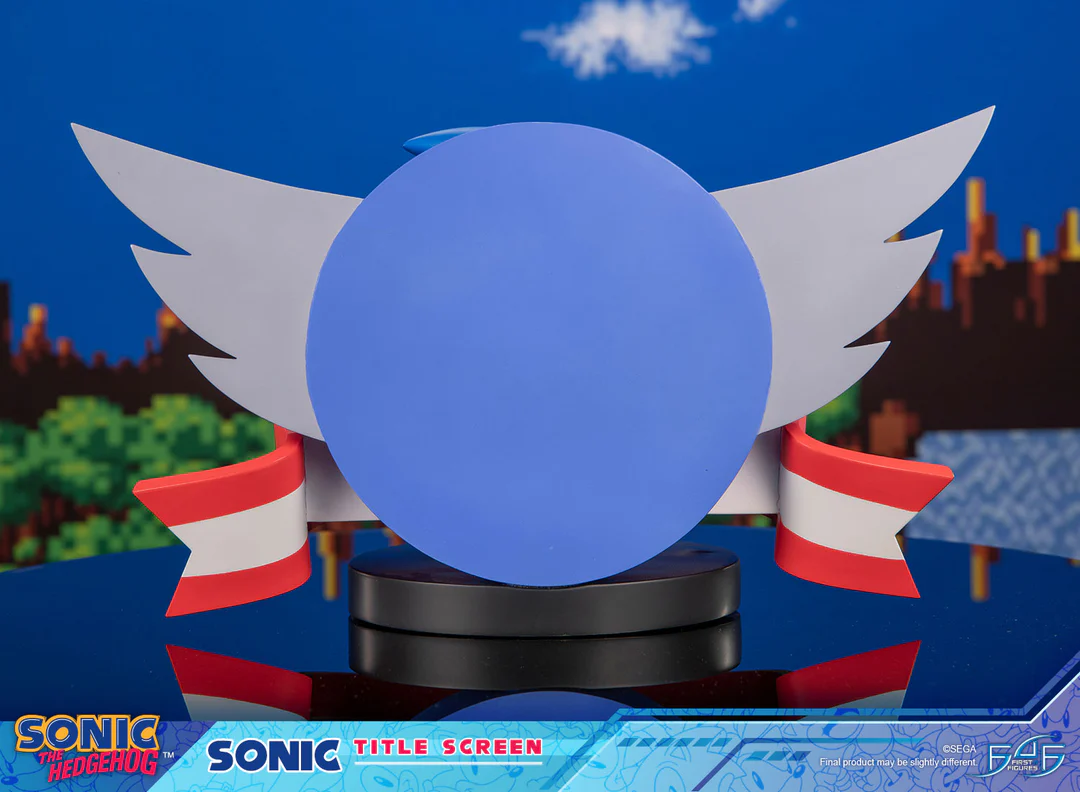 Sonic - Sonic The Hedgehog Title Screen Statue