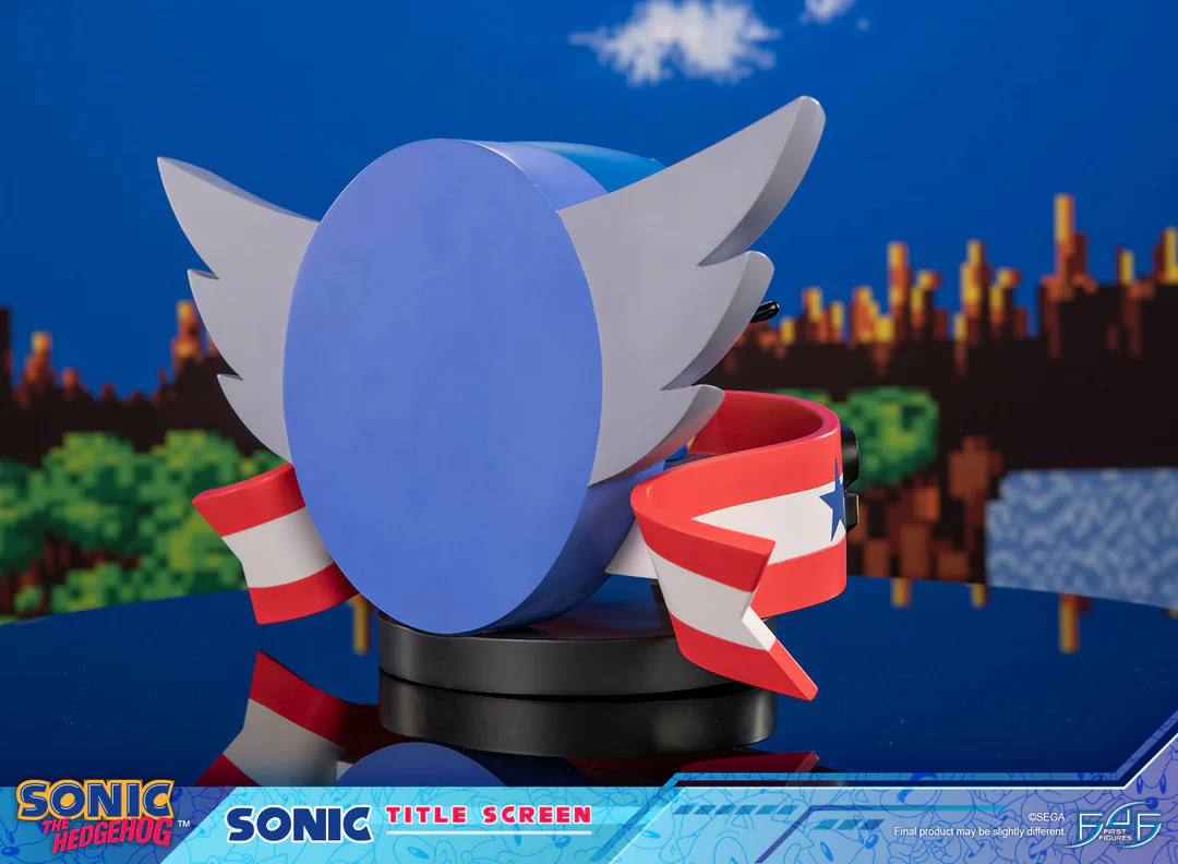 Sonic - Sonic The Hedgehog Title Screen Statue