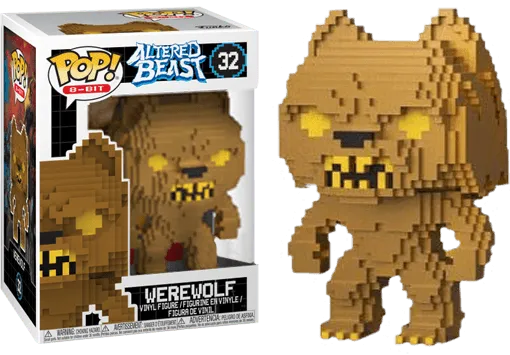 FUN32655 Altered Beast - Werewolf Gold US Exclusive 8-Bit Pop! Vinyl - Funko - Titan Pop Culture