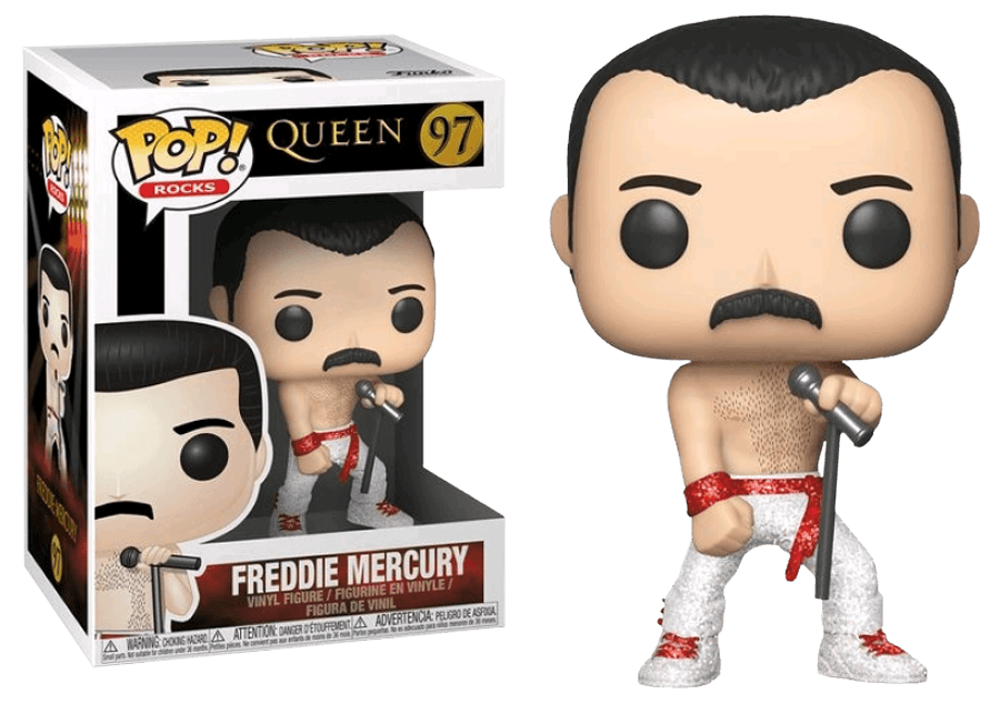 FUN33734 Queen - Freddie Mercury Diamond Glitter US Exclusive Pop! Vinyl - Funko - Titan Pop Culture