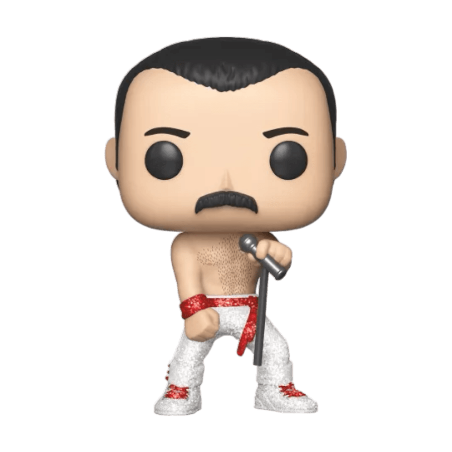 FUN33734 Queen - Freddie Mercury Diamond Glitter US Exclusive Pop! Vinyl - Funko - Titan Pop Culture