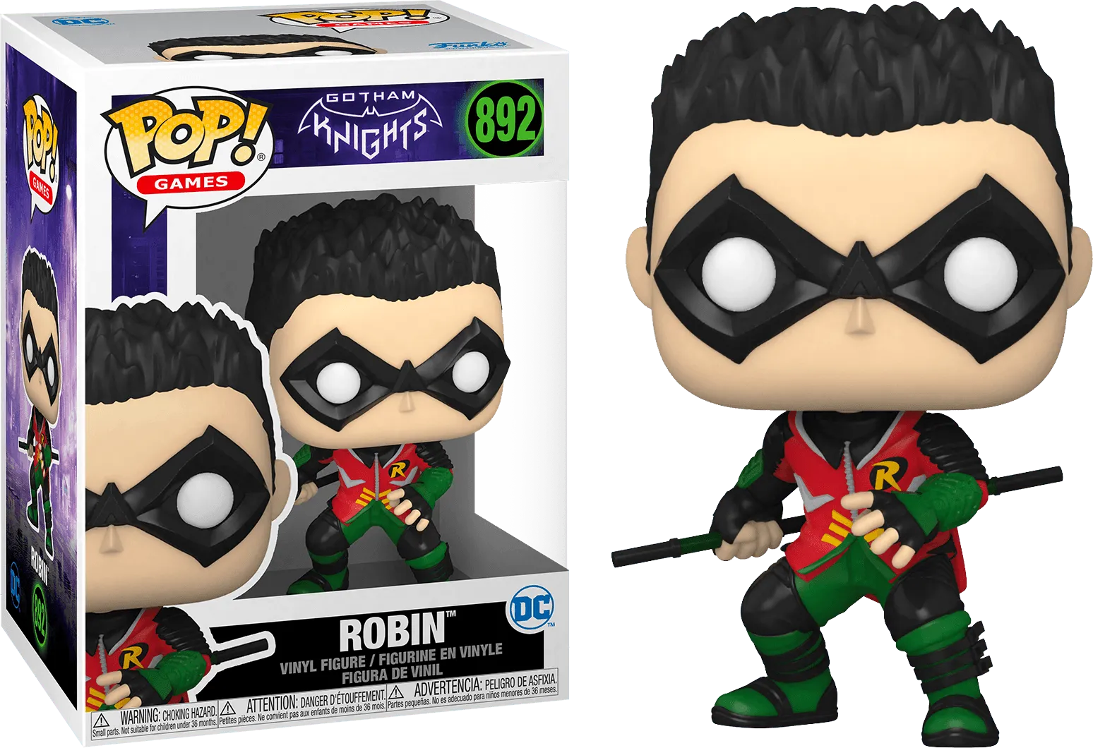 FUN57420 Gotham Knights - Robin Pop! Vinyl - Funko - Titan Pop Culture