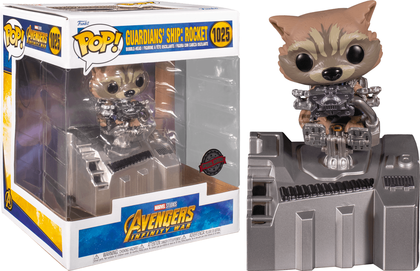 POP Guardians 2 Rocket Raccoon Bobblehead Figure