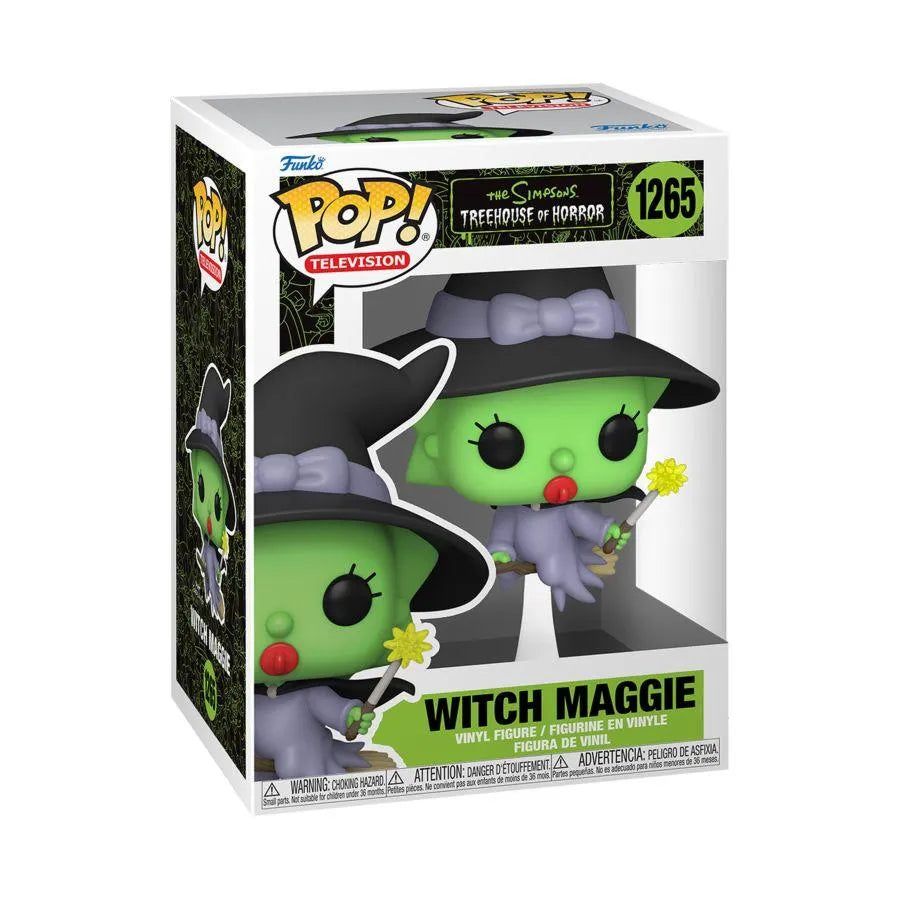 FUN66338 The Simpsons - Witch Maggie, Treehouse of Horror Pop! Vinyl - Funko - Titan Pop Culture
