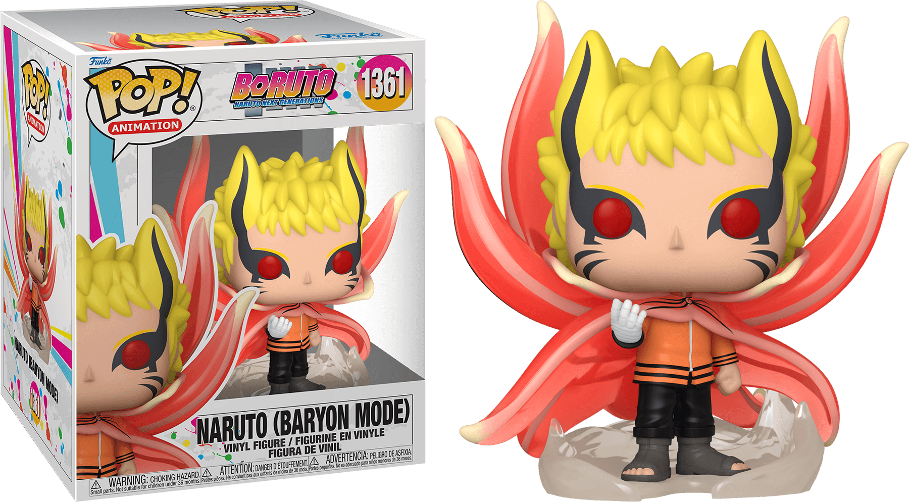 FUN66452 Boruto: Naruto Next Generations - Naruto (Baryon Mode) 6" Pop! Vinyl - Funko - Titan Pop Culture