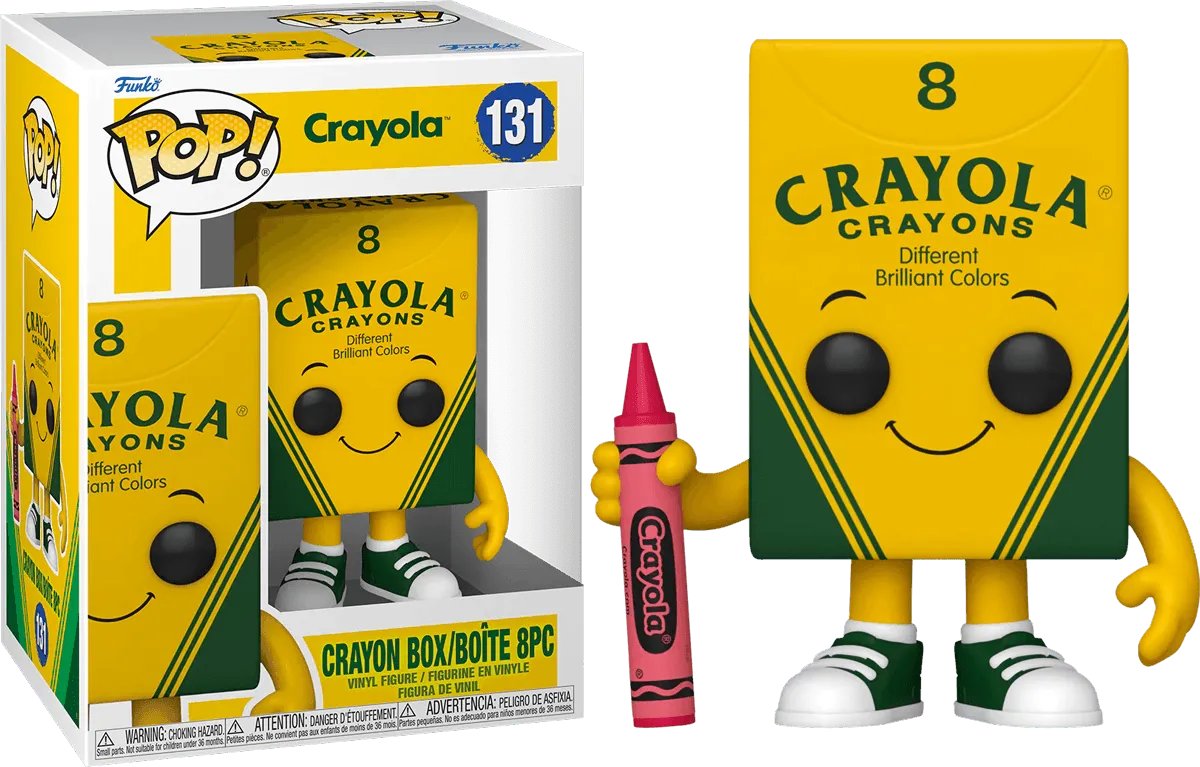 FUN67409 Crayola - Crayon Box 8pc Pop! Vinyl - Funko - Titan Pop Culture