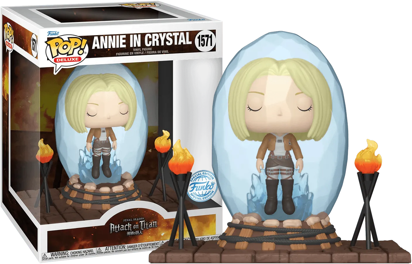 Attack on Titan - Annie in crystal US Exclusive Pop! Deluxe [RS]