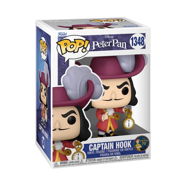FUN70695 Peter Pan 70th Anniversary - Hook Pop! Vinyl - Funko - Titan Pop Culture
