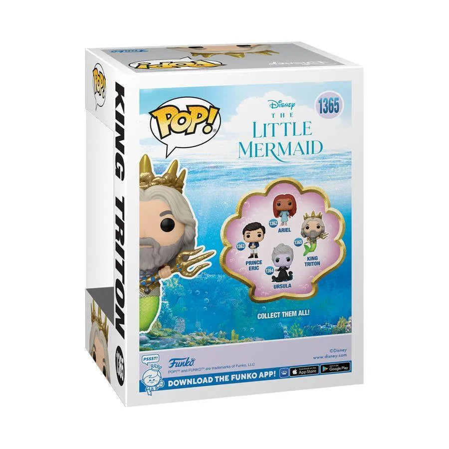 FUN70735 Little Mermaid (2023) - King Triton Pop! Vinyl - Funko - Titan Pop Culture