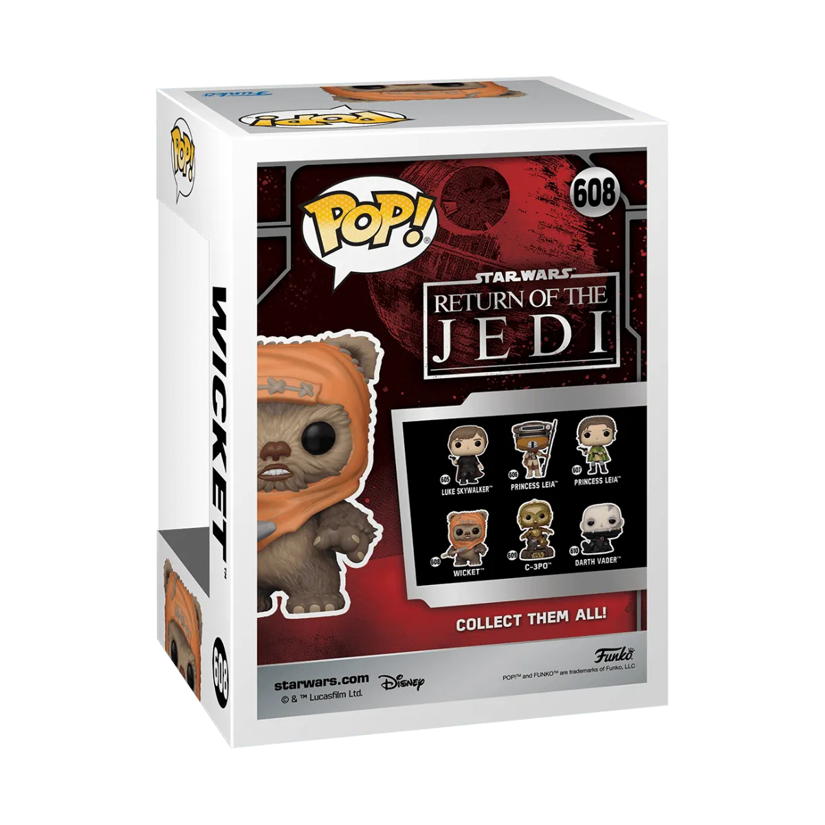 FUN70745 Star Wars: Return of the Jedi 40th Anniversary - Wicket Pop! Vinyl - Funko - Titan Pop Culture