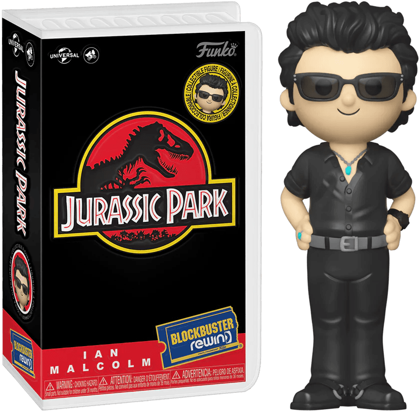 FUN71001 Jurassic Park - Dr. Malcolm US Exclusive (with chase) Rewind Figure [RS] - Funko - Titan Pop Culture