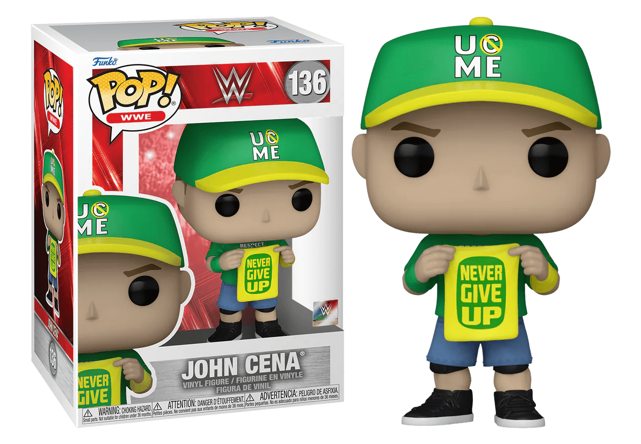 FUN72284 WWE - John Cena (Never Give Up) Pop! Vinyl - Funko - Titan Pop Culture