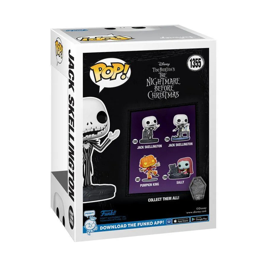 FUN72312 The Nightmare Before Christmas - Jack with Gravestone 30th Anniversary Pop! Vinyl - Funko - Titan Pop Culture