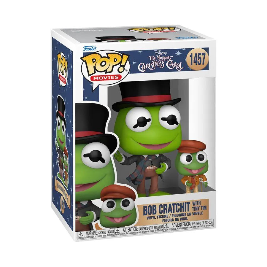 FUN72414 The Muppet's Christmas Carol - Kermit with Tiny Tim Pop! Vinyl - Funko TBA - Titan Pop Culture