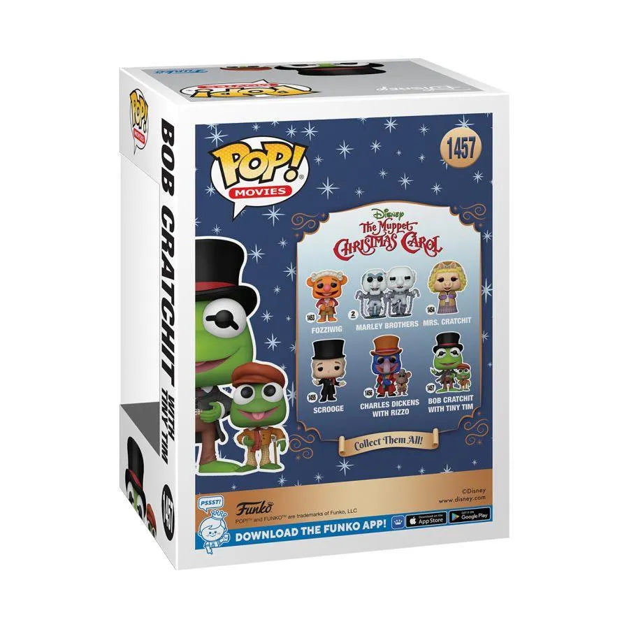 FUN72414 The Muppet's Christmas Carol - Kermit with Tiny Tim Pop! Vinyl - Funko - Titan Pop Culture