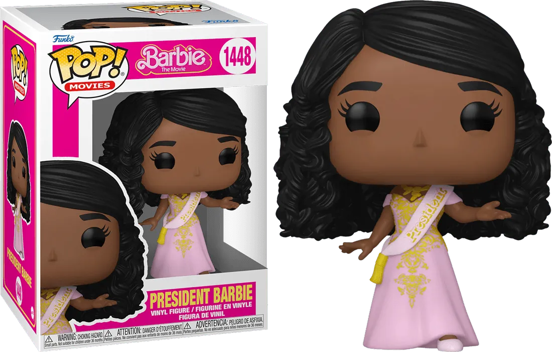 FUN72638 Barbie: The Movie (2023) - President Barbie Pop! Vinyl - Funko TBA - Titan Pop Culture