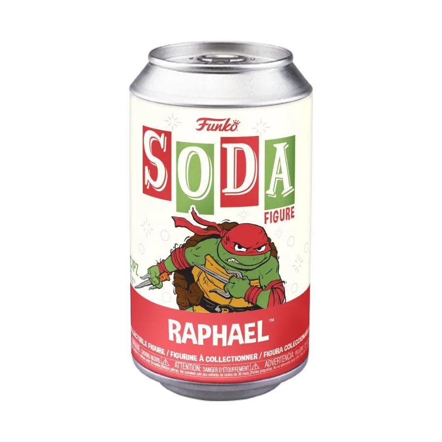 FUN73453 Teenage Mutant Ninja Turtles: Mutant Mayhem (2023) - Raphael {with chase) Vinyl Soda - Funko - Titan Pop Culture