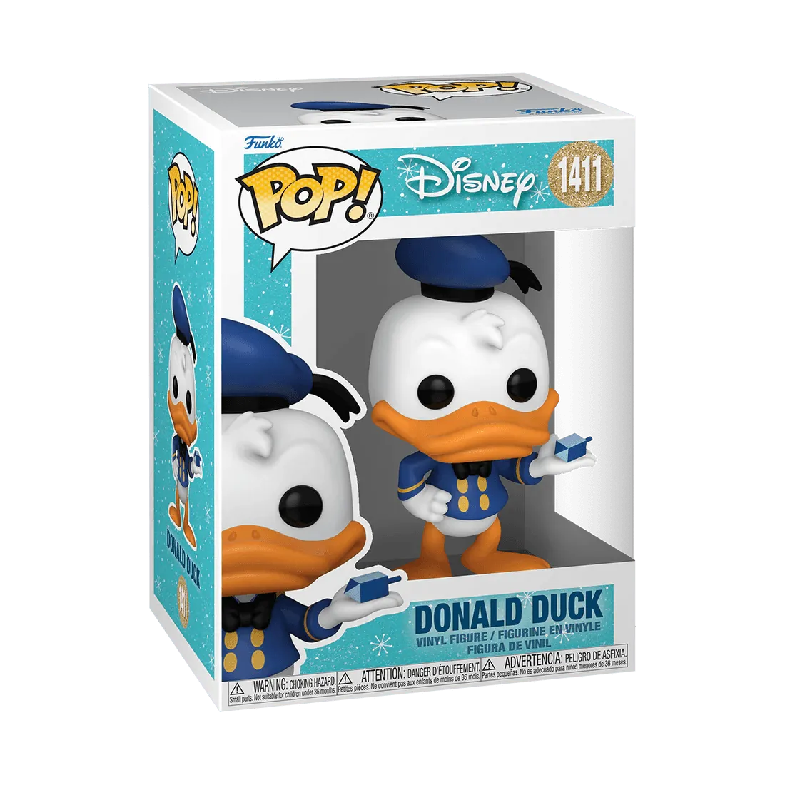 FUN73828 Disney - Hanukkah Donald Holiday Pop! Vinyl - Funko - Titan Pop Culture