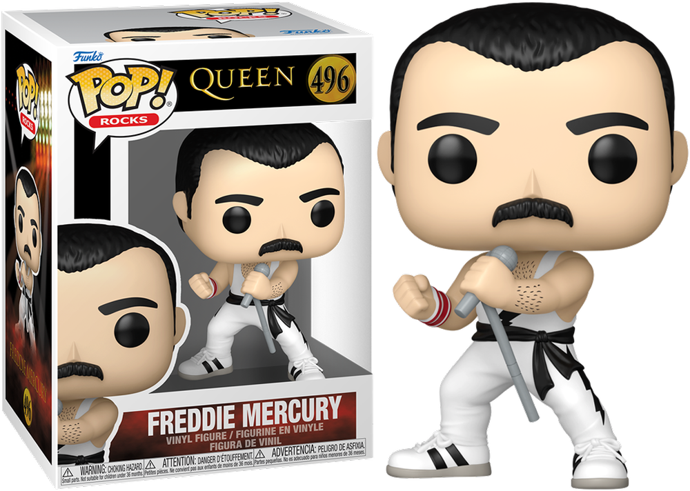 Queen – Freddie Mercury (White Singlet) Pop! Vinyl