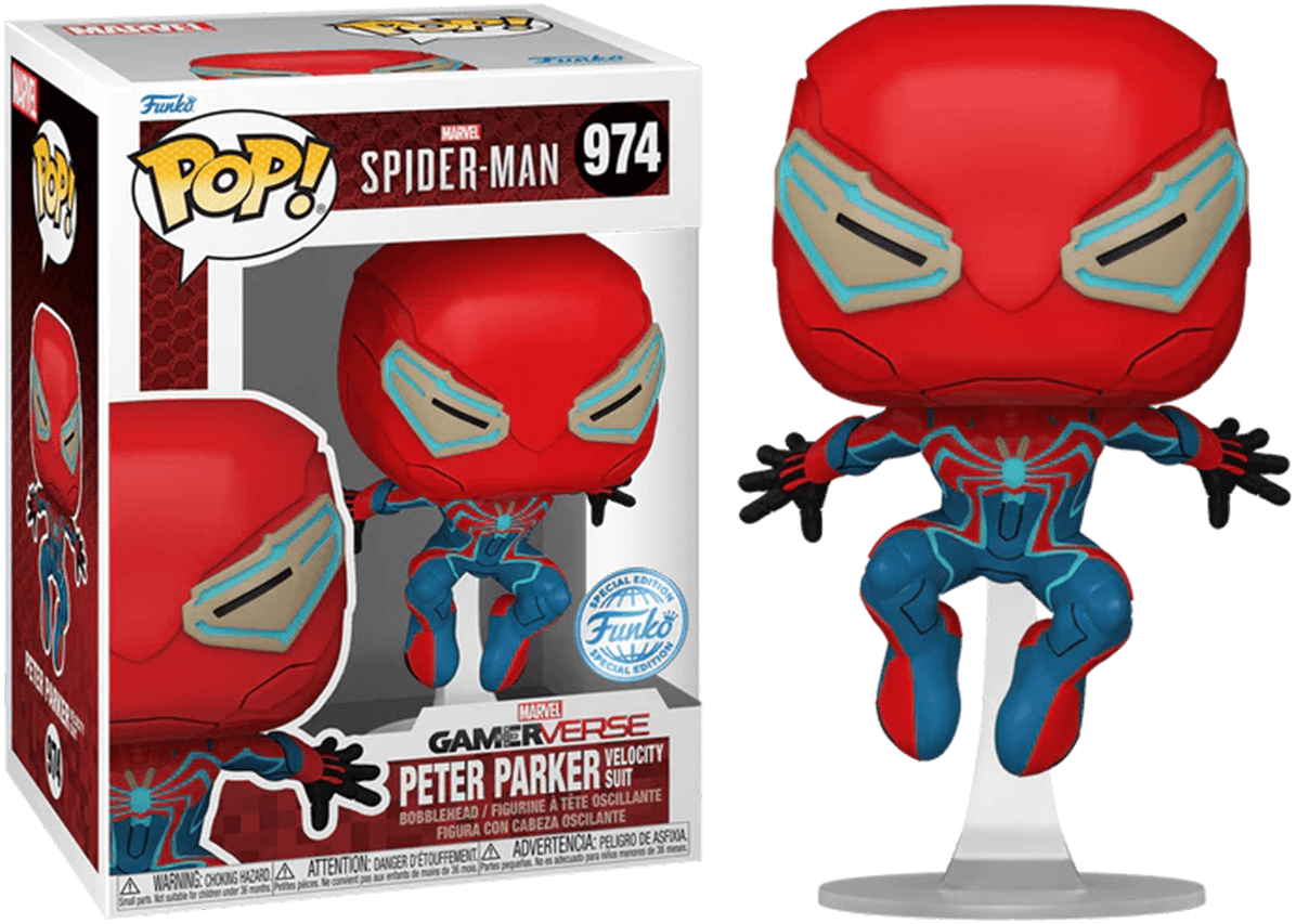 FUN76676 Spiderman 2 (VG'23) - Peter Parker (Volecity Suit) Pop! Vinyl [RS] - Funko - Titan Pop Culture
