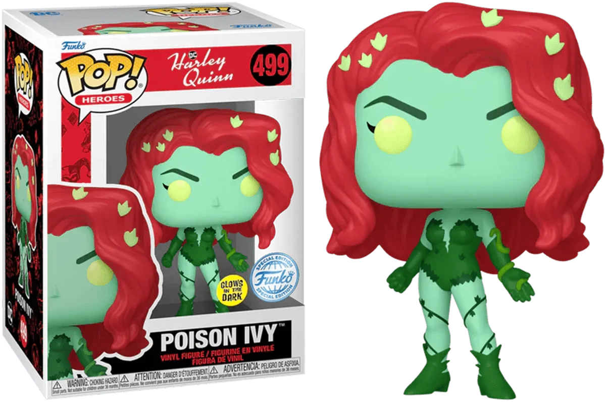 Poison Ivy store + Harley Quinn Funko Pops